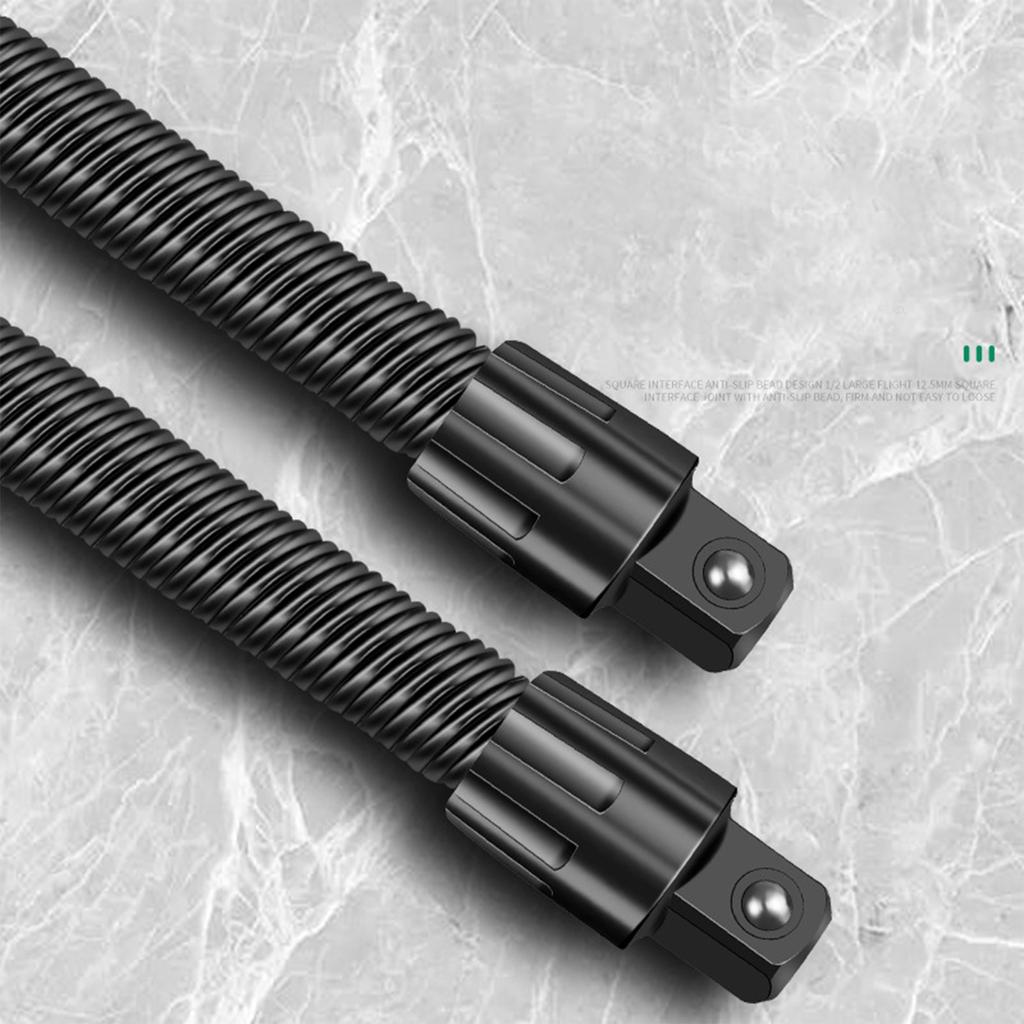 2 шт., гибкий удлинитель головки, трещотка, гибкий набор удлинителей, гибкий эластичный шарнир, соединительное звено для головки