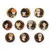 Overwhelming Gold Badges of 24K Gold Plated Tin Diameter Haikyu!! Vol.1 (Set 10, Boxed) TKB-S03 Badges, Approx. 5.5cm