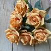 Sophisticated Faux Rose Arrangement For Wedding Venue Table Centerpiece