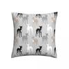 Greyhounds Pillowcase Polyester Cushion Cover Decoration Sloughi Azawakh Dog Pillow Case Cover Home Dropshipping 45X45cm