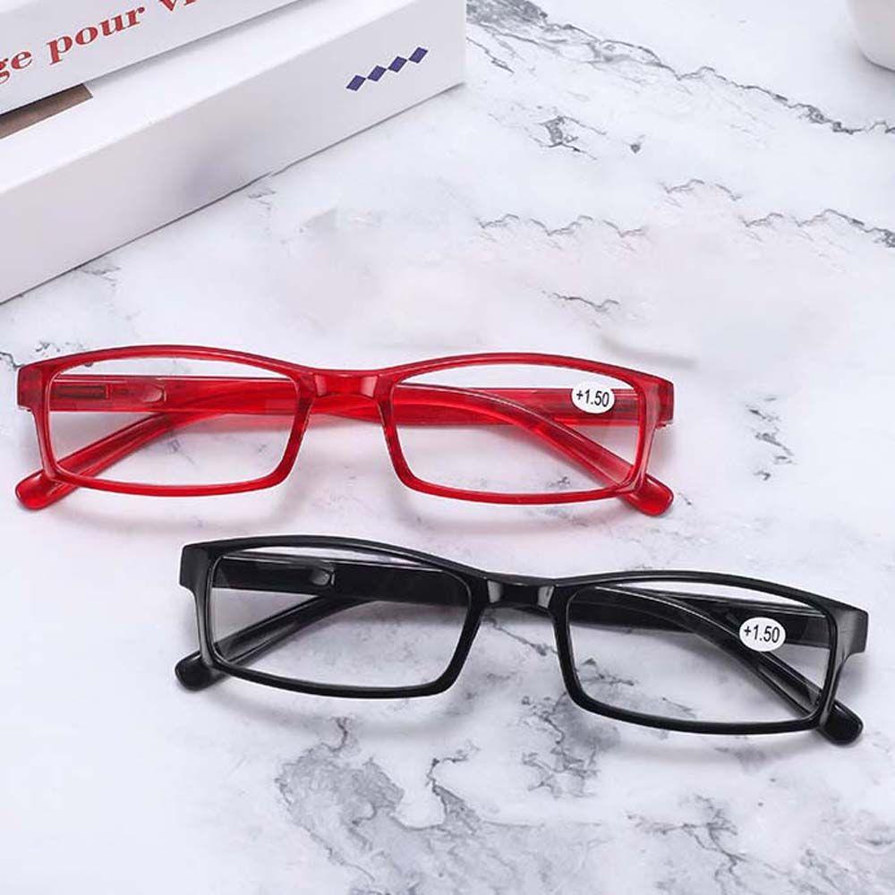 Black Frame Resin Optical Women Reading Glasses Anti-Radiation Reading Glasses Presbyopic Glasses