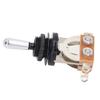 Guitar Toggle Switch Position Short Straight Silver Top Knob Pickup Selector Kit with Black Washer