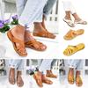 Женские удобные сандалии без шнуровки с закрытым носком и низким верхом, женские сандалии с открытым носком