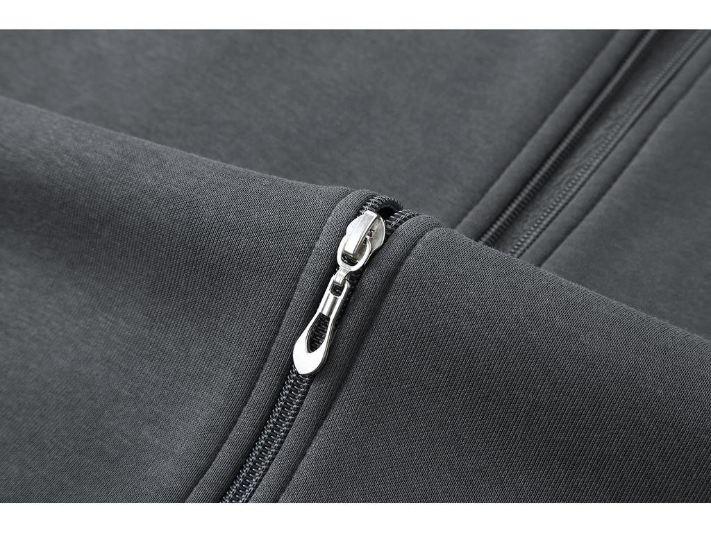 Men's Winter Stand-Up Collar Cardigan Coat - Simple, Fashionable, Long Sleeve