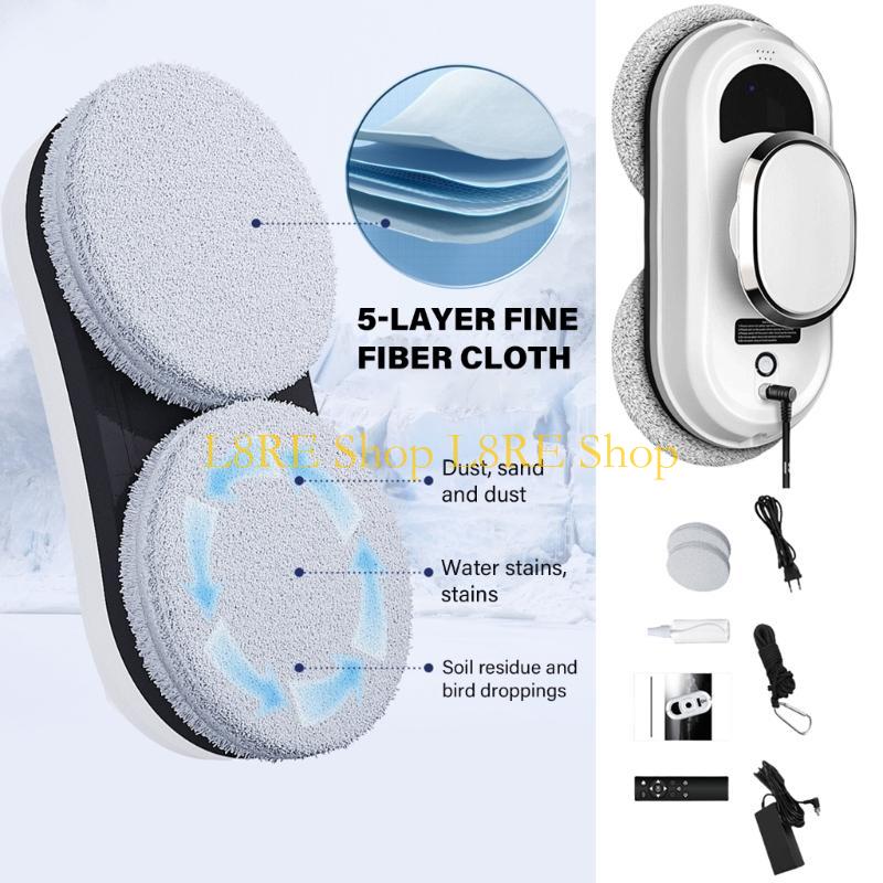 L8RE Робот-очиститель окон Электрический Автоматический инструмент для мытья окон Автоматическое окно