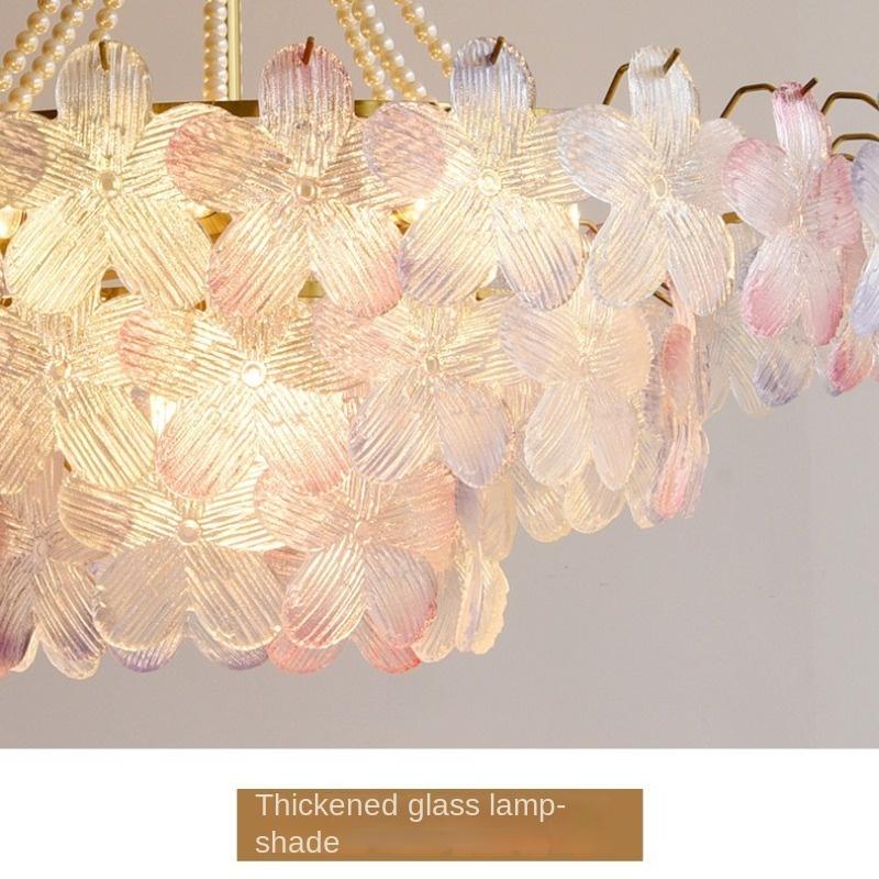 Французская хрустальная люстра, современная простая и атмосферная лампа для главной спальни, столовой