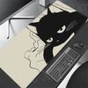 Kawaii Mouse Pads Cute Cat Mousepad Large Mouse Mat Big Purple Desk Pads Non-Slip Rubber Laptop Computer Keyboard Table Mats