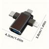 3-in-1 OTG Adapter USB 3.0 Data Transmission Converter