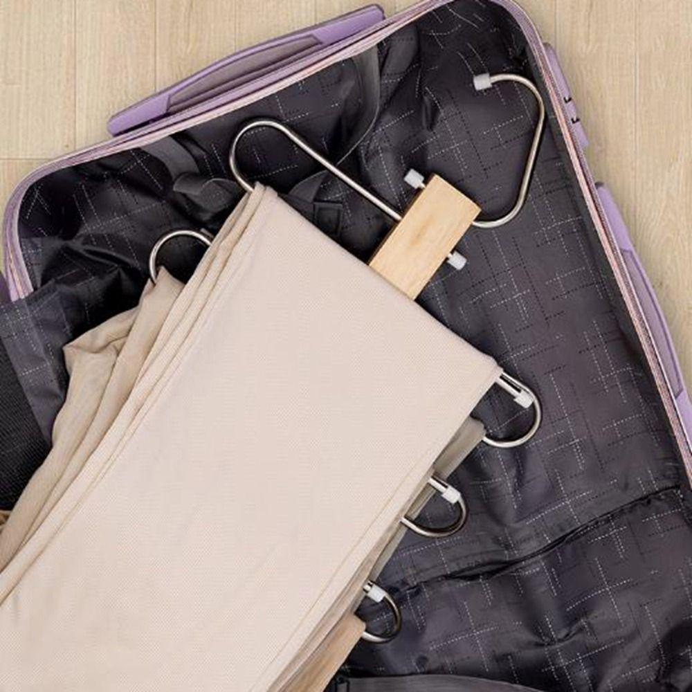 Stainless Steel Multi Tier Pant Hangers Anti-Slip Clothes Rack Pants Storage Rack  Closet