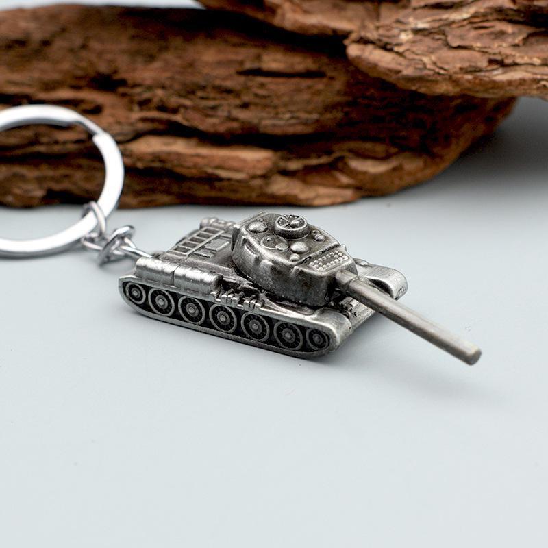 T34 Tank Keychain: Creative Car Pendant & Men's Accessory