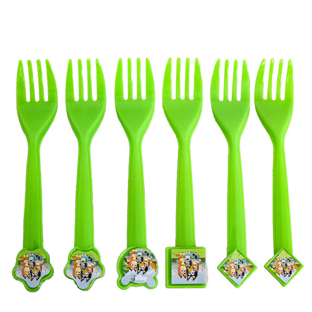 Bluey Birthday Party Supplies Disposable Tableware Set Cups Napkins Plates Hanging Swirls Banner For Boys Kids Party Decoration
