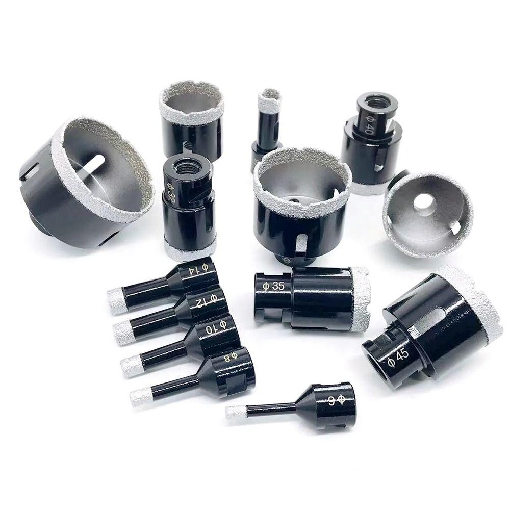 1Pcs M14 Thread Hole Opener 6mm-25mm with Wax Diamond Drilling Core Bit Brazed Dry Angle Grinder Drill Bit