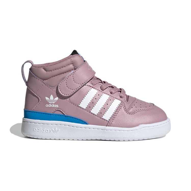 adidas Оригинальные кроссовки Originals Forum Mid 360 Casual Durable High-Top для скейтбординга Детские кроссовки Фиолетовый Белый Синий GZ5037