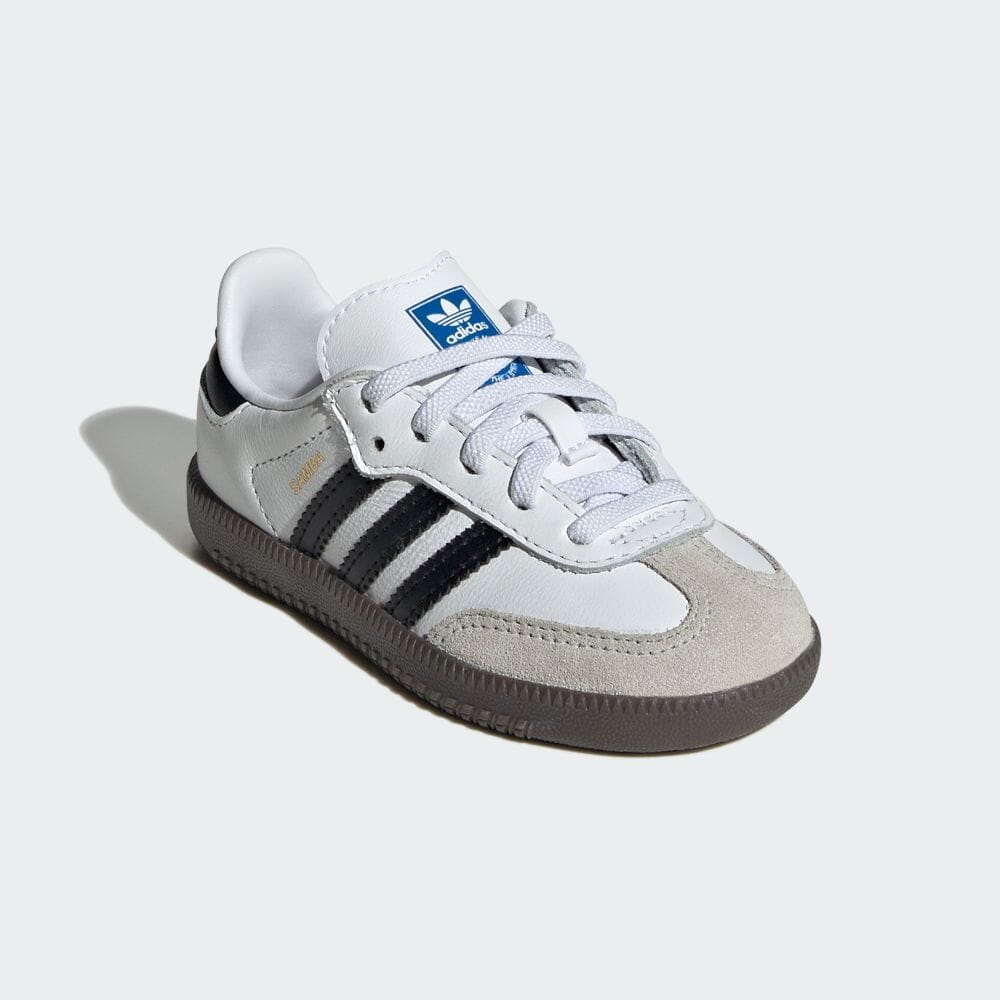adidas Обувь SAMBA OG KIDS Белые кроссовки ORIGINALS Kids / Детская обувь IE3679 Белый/Черный/Камедь