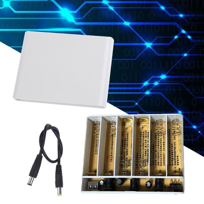 USB 5В 9В 12В DIY 6x 18650 Аккумуляторы ИБП Power Bank Корпуса для Автомобильных Роутеров Динамиков Камер Видеонаблюдения Динамиков Мобильных Телефонов