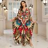 Beach Kaftans for Women Printed Cover Ups for Swimwear Bust Woven Maxi Dresses Summer Holiday Bathing Suits Beachwear