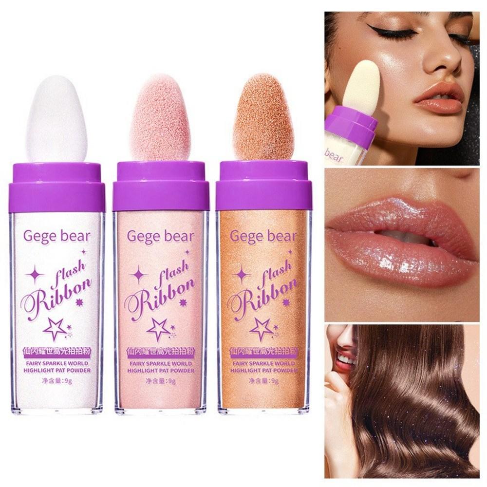 Хайлайтер для лица и тела Diamond Highlight Gold Pink Glitter Powder Shimmer Contour Blush Makeup Cosmetics 1PC, P4
