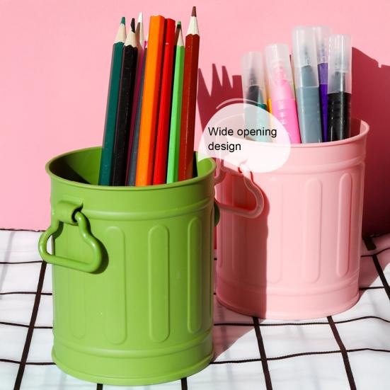 Pen Holder Retro Sausage Mouth Design Cartoon Shape Pen Container Multifunctional Desk Organizer School Supplies