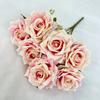 Искусственный букет роз для свадебного декора, реквизит для фотосъемки и стилизации дома
