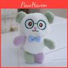 Adorable Panda Mini Plush Keychain With  Pp Cotton For Bag Charm Accessories