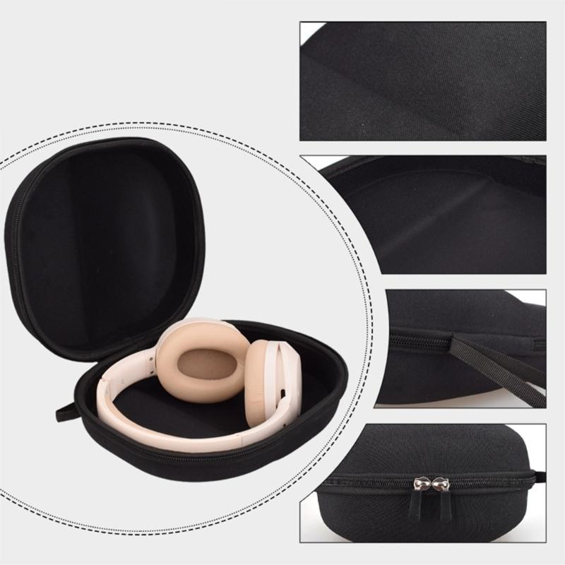 Universal Hard Shell Headphone Case Shockproof and Waterproof Travel Storage Bag for Various Models