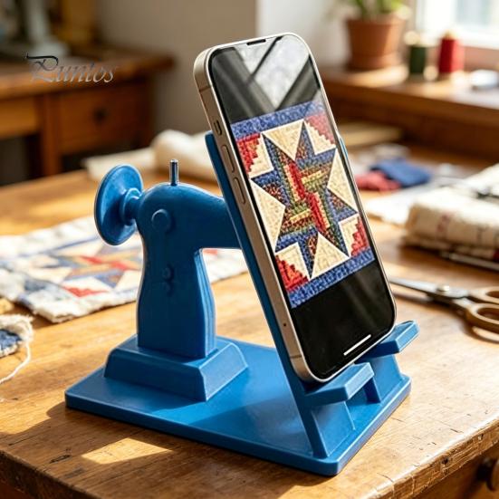Износостойкий держатель для телефона, подставка для швейной машины, винтажный мини-столик для мобильного телефона, прочная подставка, 3D-печатная подставка hands-free, обучающие материалы, уникальный подарок