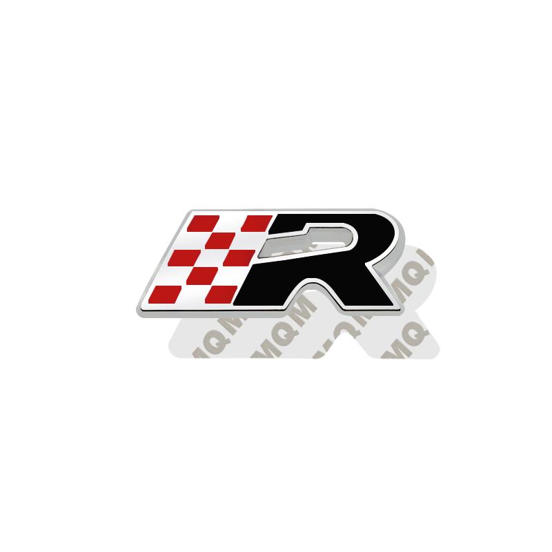 kyzh6 Car Accessories Metal Grille Emblem Rear Trunk Body Badge Sticker For Seat IBIZA Leon R Cupra Exeo Mii Tarraco Toledo Altea
