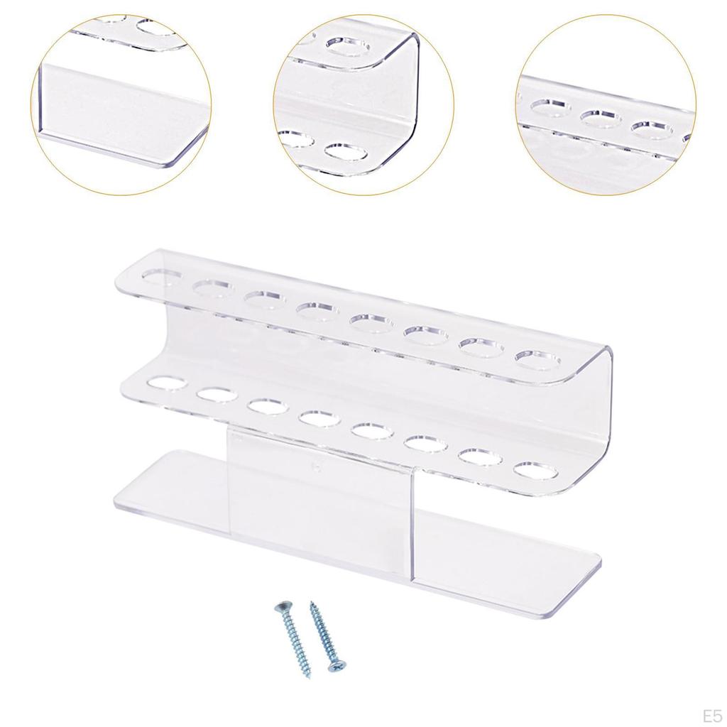 Акриловый держатель с 8 отверстиями, стойка для хранения мягких наконечников, модный дисплей, бар, игровая комната