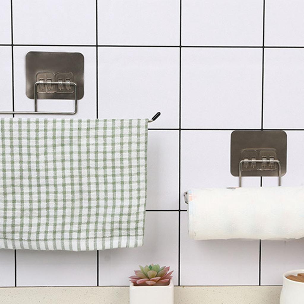 Держатель для полотенец настенный одноразовый держатель для полотенец из нержавеющей стали для кухни и ванной комнаты