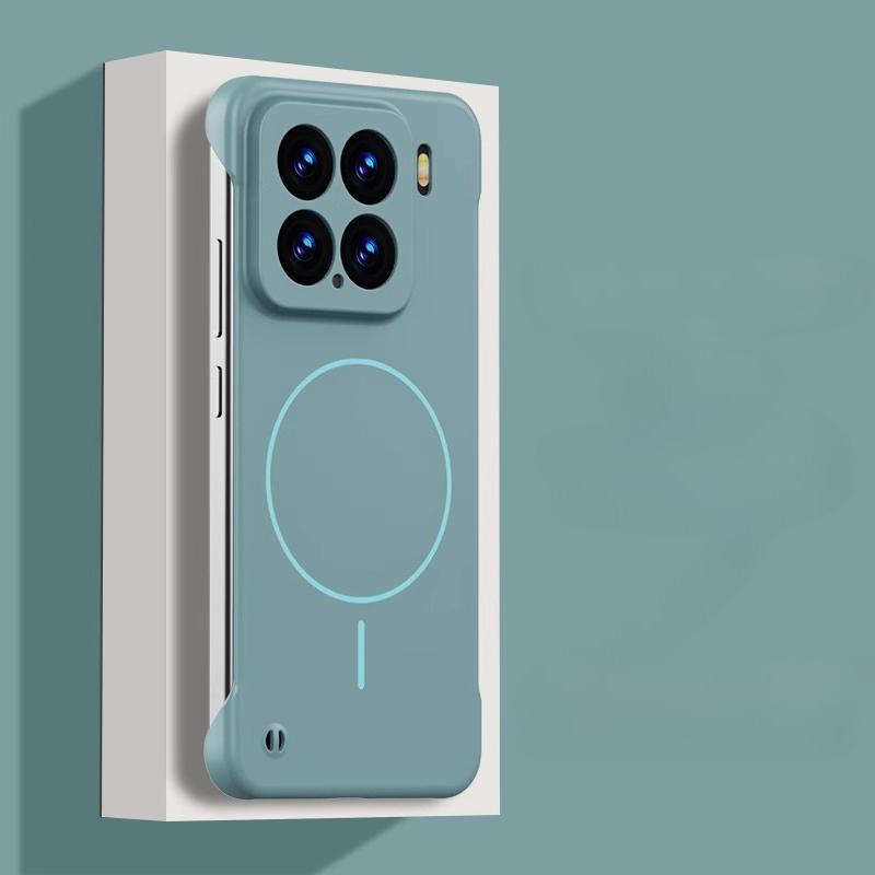 Для Magsafe безрамный противоударный чехол для Xiaomi 15Ultra 15 14 Pro 14Ultra матовый ультратонкий жесткий беспроводной зарядный магнитный чехол