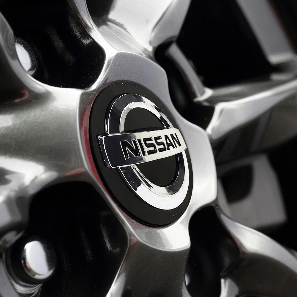 For Nissan ArR44Pcs 54/60mm Car Wheel Center Hub Caps Rims Cover Logo Nissan X-trail Qashqai Note Juke Sentra Patrol Leaf Tiida Accessories