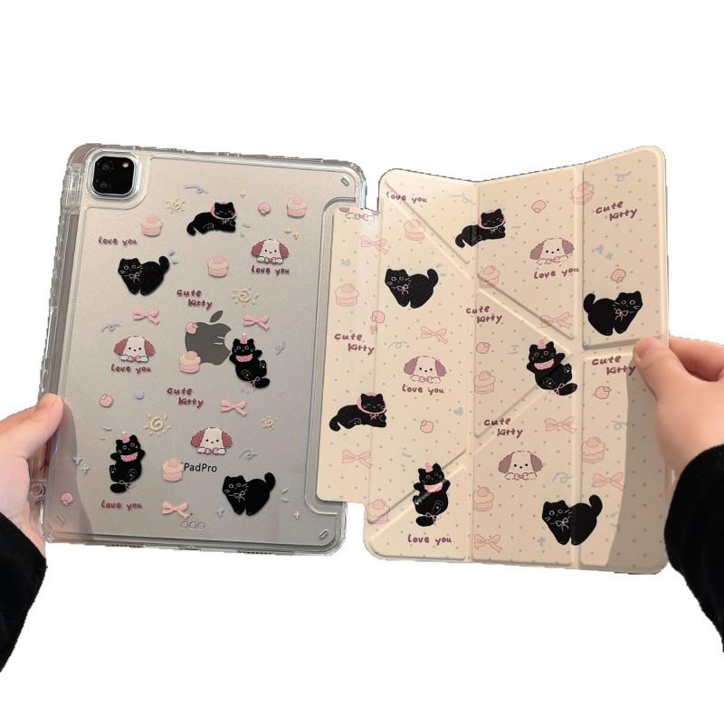 Ultra Slim IPad Air 7 Case With Multi-Angle Stand Full Coverage Shockproof Cover 11th Gen 10.2 Inch Cartoon Design