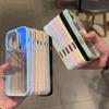 Роскошный прозрачный чехол для телефона конфетного цвета для iPhone 17 16 15 14 13 12 11 Pro Max Plus 16E Ударопрочный бампер Защитные чехлы Обложка