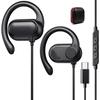 Type C Earphones with Open Ear Earphones That Do Not Block Your No Calls Volume Adjustment Compatible with iPhone Typec Models Such As Air Gaming