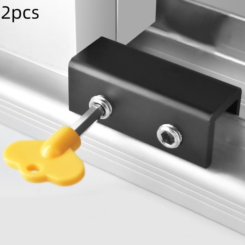 Пряжка блокировки безопасности окна Двойное отверстие Внутренний диаметр 16 мм Неперфорированный противовзломный замок Замки защиты безопасности