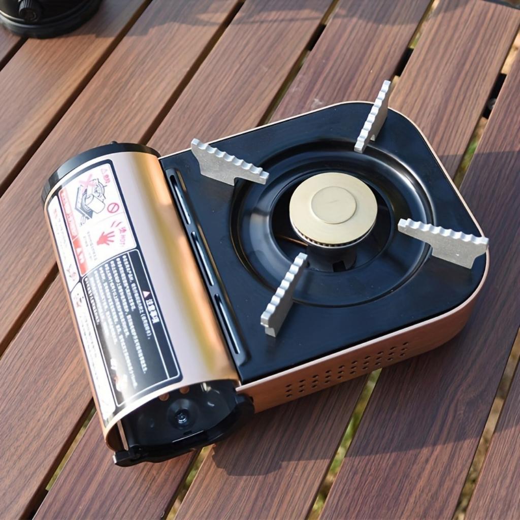 1pc Mini Portable Gas Stove, Barbecue Stove For Outdoor Camping Picnic