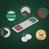 Dishwasher Magnet Clean Dirty Sign Non-Scratching Strong Magnet Or Options Indicator Tells Whether Dishes Are Clean Or Dirty