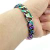 Радужный браслет Масонство Масонский Масон Мужской Женский 11 мм ширина Нержавеющая сталь Цепочка плетения