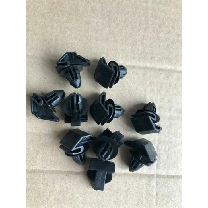 For Ford Focus W790225S900 Fender Corner & Rocker Moulding Clip 10Pc Black Nylon