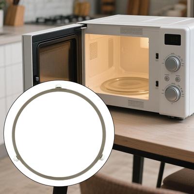Стеклянная тарелка для микроволновой печи, поднос, держатель, прочный, простой в установке, вращающийся ролик