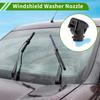 №55157319AA Форсунка омывателя лобового стекла для Jeep Commander 2006-2010 Черный,Синий Форсунки распылителя лобового стекла Стеклоочиститель Распылитель Струя омывателя Пластик 1 комплект