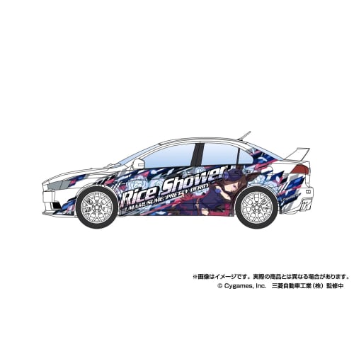 Aoshima Bunka Kyozai (AOSHIMA) 1/24 Itasha Series No. 3 Uma Musume Pretty Derby Ver. 2 Mitsubishi CZ4A Lancer Evolution X Final Edition '15 Plastic Mo