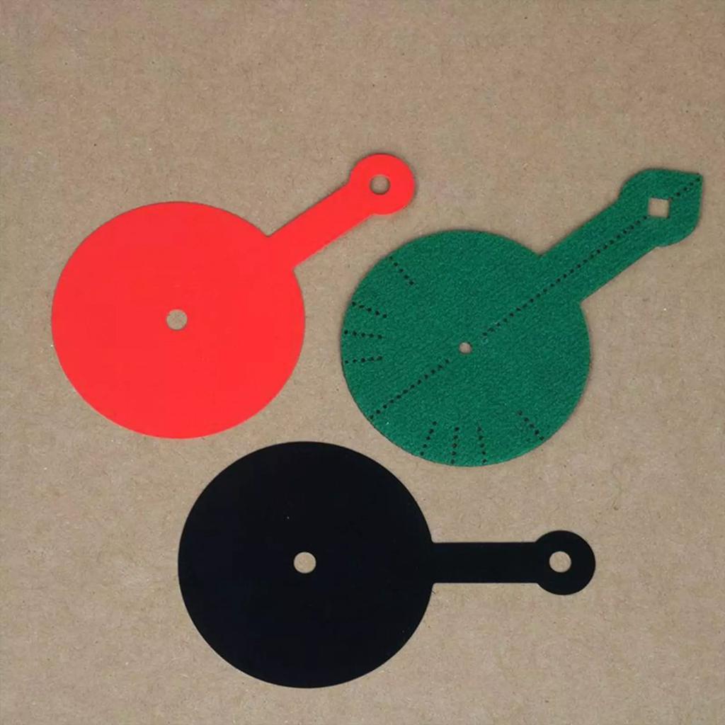 3Pcs Billiard Replacement Aim Trainer Pool Table Aim Trainer Pad Billiards Aiming Practice Stickers Training Pads