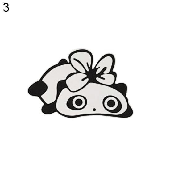 2шт прекрасный глаз/панда мультфильм светоотражающий автомобиль зеркало заднего вида наклейка наклейка декор