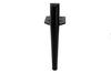 Set of 4 sofa legs, black pin, height 15 cm