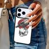 Чехол для телефона с узором Череп Ворона для iPhone 17 Air 14 15 13 12 Max Чехол для Apple 16e 11 Pro Max Plus Coque