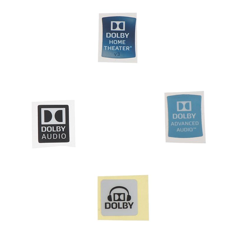 Dolby Surround Sound Этикетки Наклейки для ноутбуков Декор для рабочего стола Наклейки своими руками