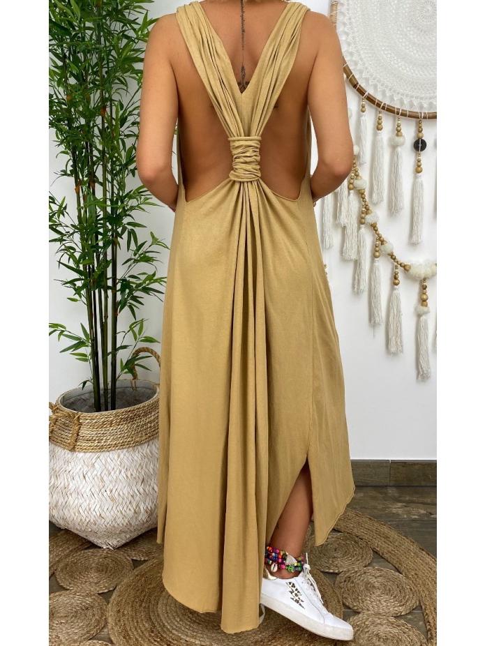 Свободный повседневный льняной комбинезон большого размера (2021)