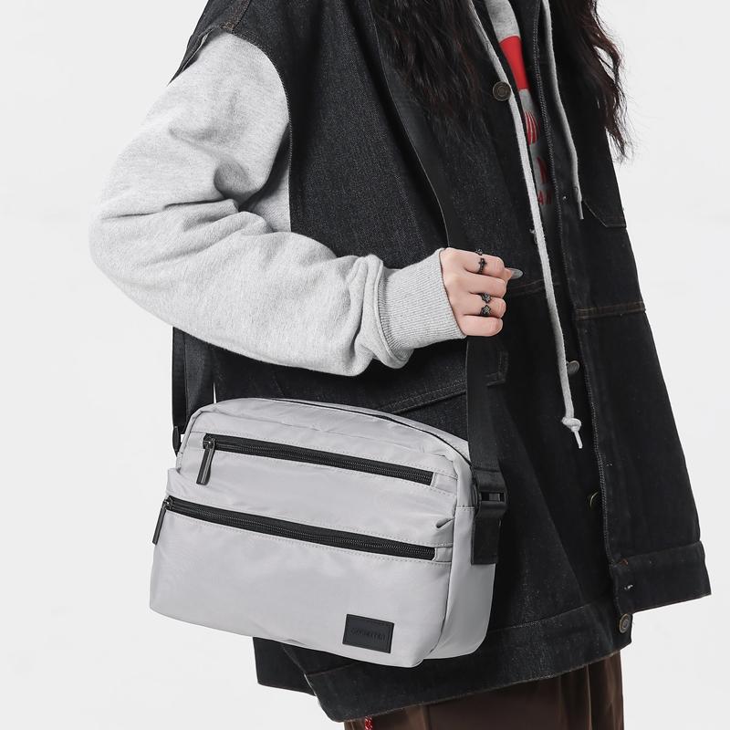 Мужская сумка через плечо, сумка-мессенджер, студенческая маленькая сумка