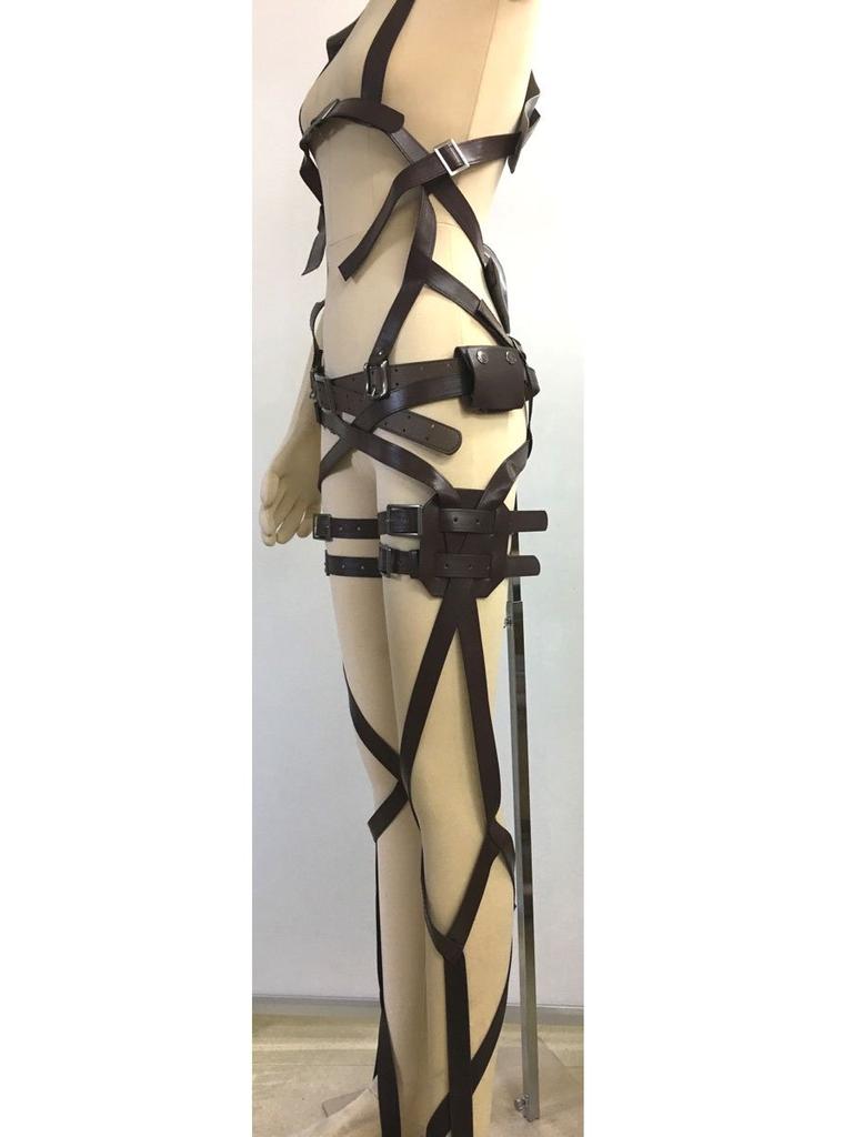 Атака титанов Survey Corps полный пояс куртка поясной комплект из 3 предметов косплей костюм унисекс один размер подходит большинству